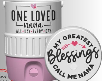 Nana 12oz Can Cooler 3MF File | One Loved Nana Gift | Digital Download