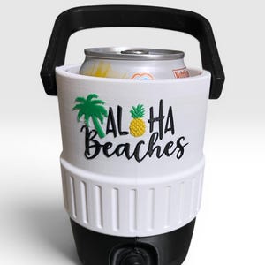 Aloha Beaches Can Cooler 3D Print File | Tropical Drink Holder (Digital Download) image 4