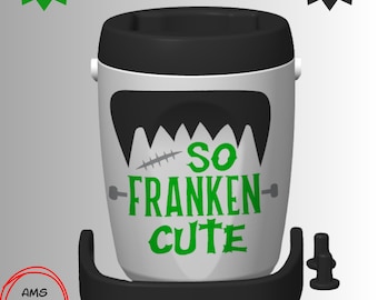Frankenstein Juice Box Holder 3MF File | Halloween Monster 3D Print (Digital Download)