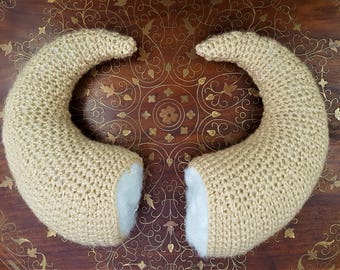 Crochet Pattern PDF Large Curved Horn