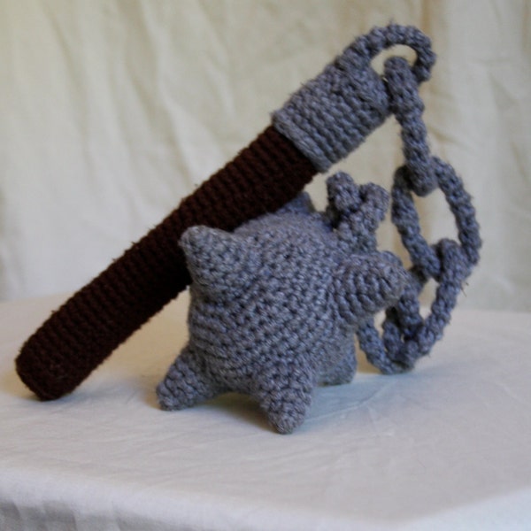 Crochet Morning Star Spiked Chain Mace Flail