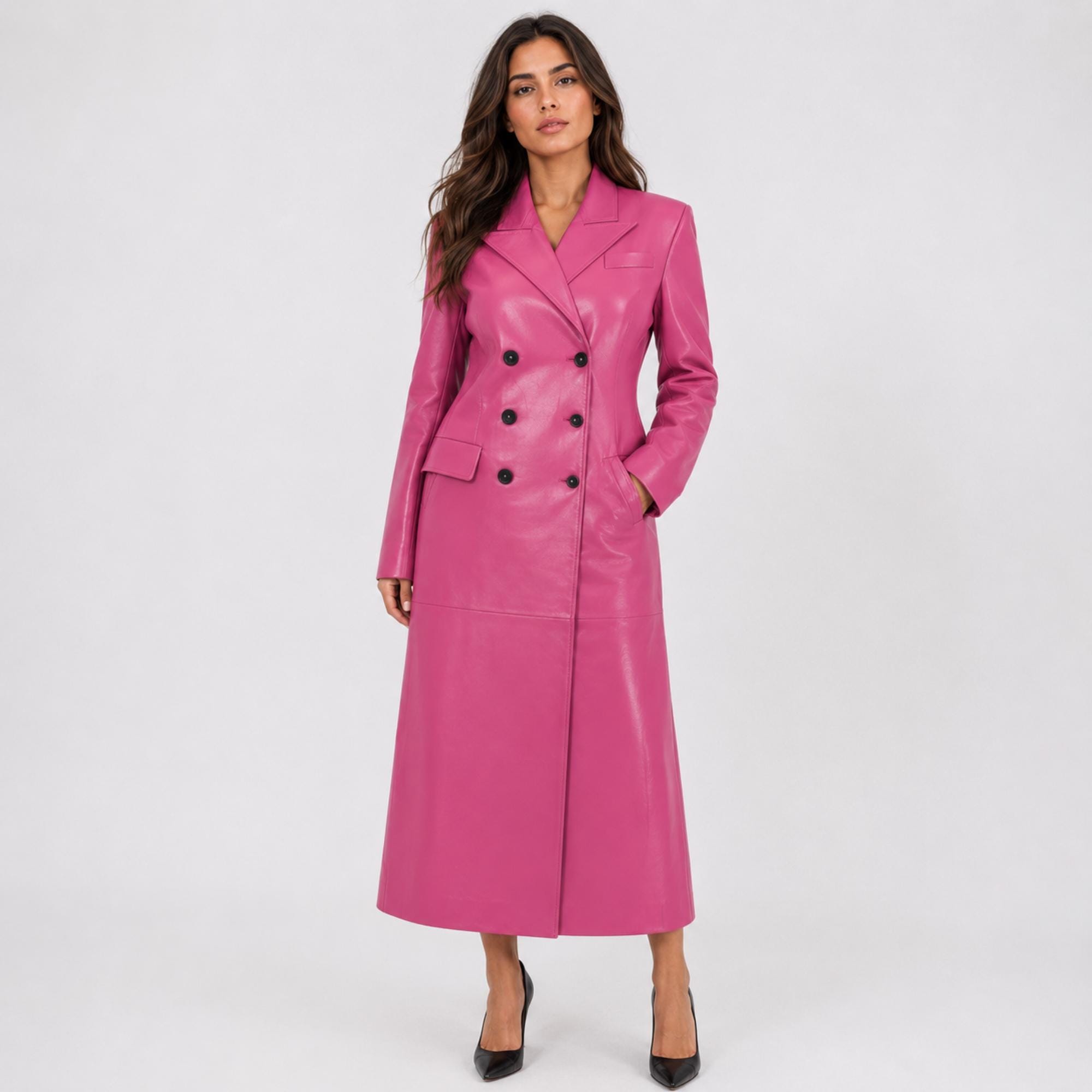 Pink trench coat - Etsy 日本