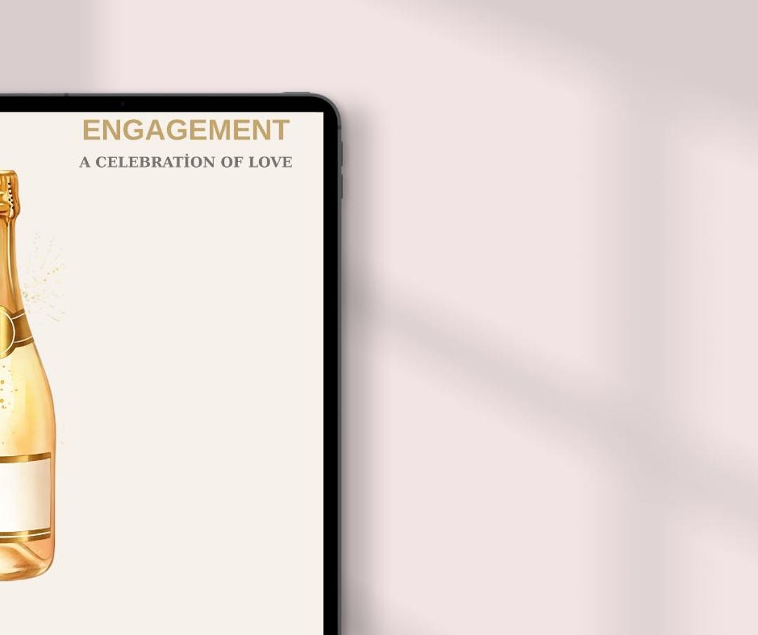 Engagement Planner Printable- Minimal Engagement Page- Wedding Planner ...
