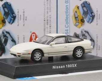 Vintage Model Kyosho 1/64 64 Collection 2 Nissan Silvia 180SX S13 RS13 1989 240SX White