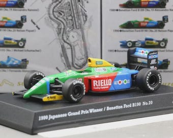 Vintage Model Kyosho 1/64 Suzuka Legend Formula One 1990 F1 Benetton Ford B190 No.20 N.Piquet
