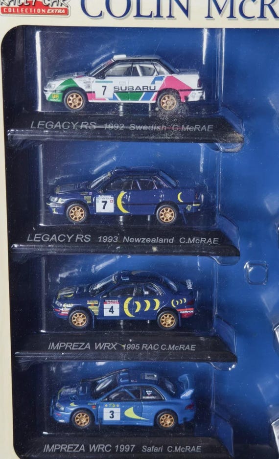 Vintage Model Cm's 1/64 Rally Car Collection Colin Mcrae Memorial