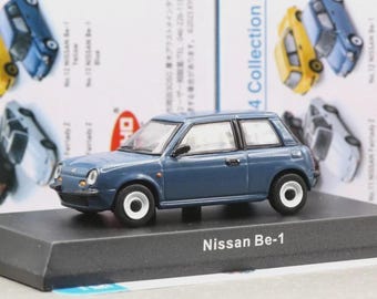 Vintage Model Kyosho 1/64 64 Collection 2 Nissan Be-1 K10 March Micra 1988 Blue