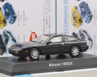 Vintage Model Kyosho 1/64 64 Collection 2 Nissan Silvia 180SX S13 RS13 1989 240SX Black