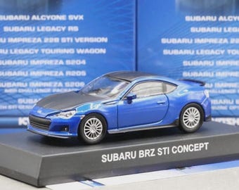 Vintage Model Subaru Collection Secret Car BRZ With STI Genuine Optional ZN6/ZC6 Blue