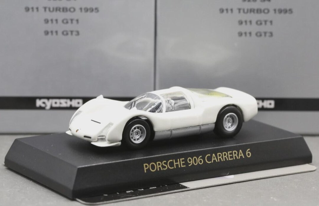 Vintage Model Kyosho 1/64 Porsche Collection 1 906 Carrera 6 1967