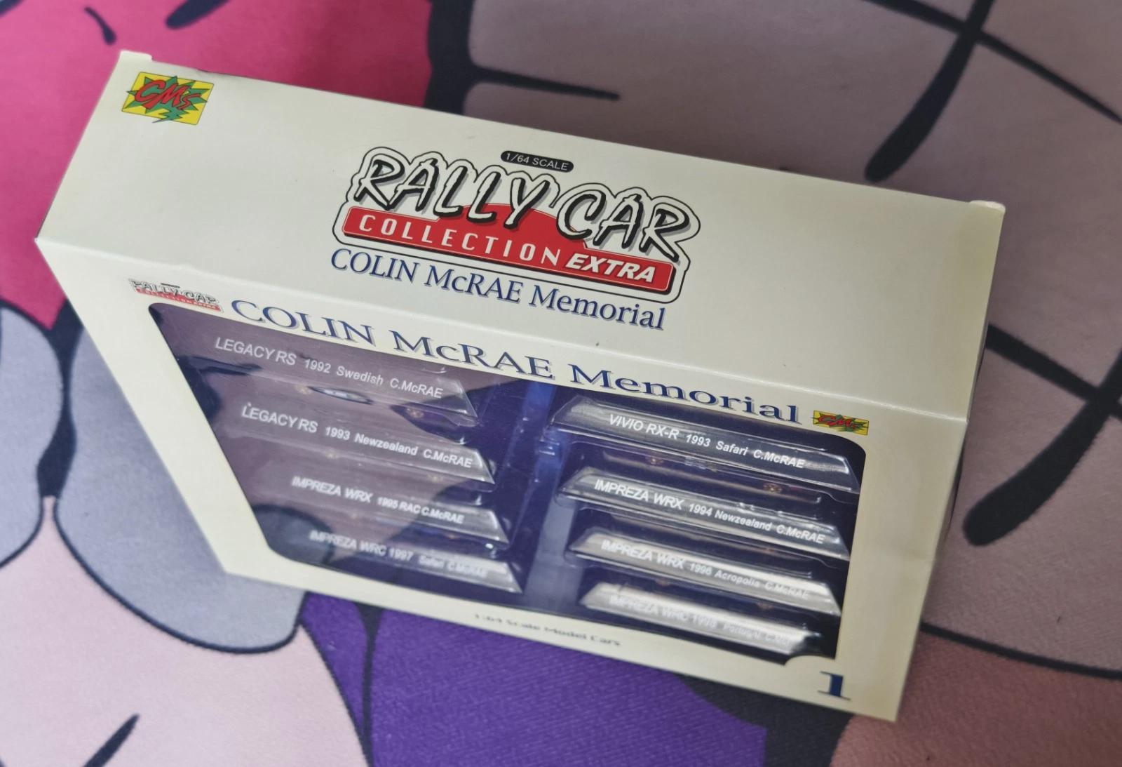 Vintage Model Cm's 1/64 Rally Car Collection Colin Mcrae Memorial