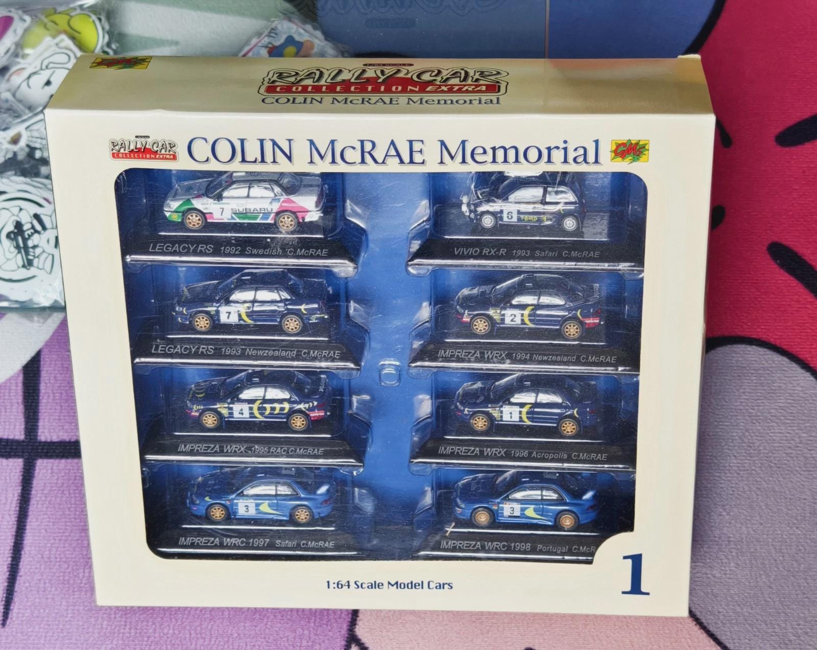 Vintage Model Cm's 1/64 Rally Car Collection Colin Mcrae Memorial