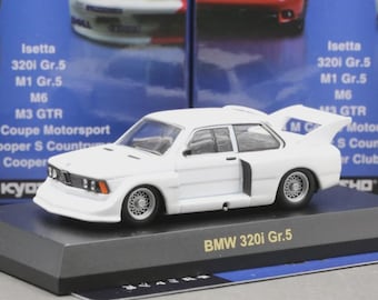 Vintage Model Kyosho 1/64 Mini & BMW Collection BMW 320i Turbo Gr.5 E21 1977 Road Car White