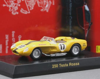 Vintage Model Kyosho 1/64 Ferrari Collection 8 Neo 250 TR TestaRossa 1957 Le Mans Yellow No.17