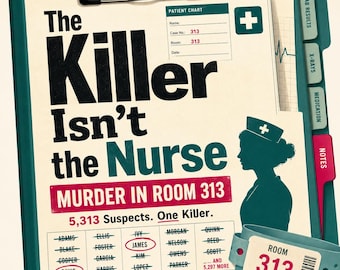 Hospital Murder Mystery Puzzle: The Killer Isn't  The Nurse, Printable Detective Puzzle for Adults, Find The Killer, Instant Download PDF