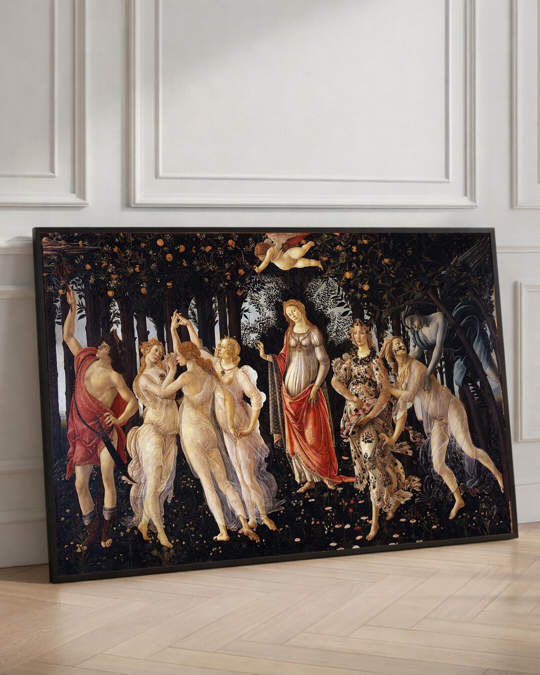 Primavera Renaissance Primavera Print by Botticelli, Renaissance Wall Art, Mythology Painting ...