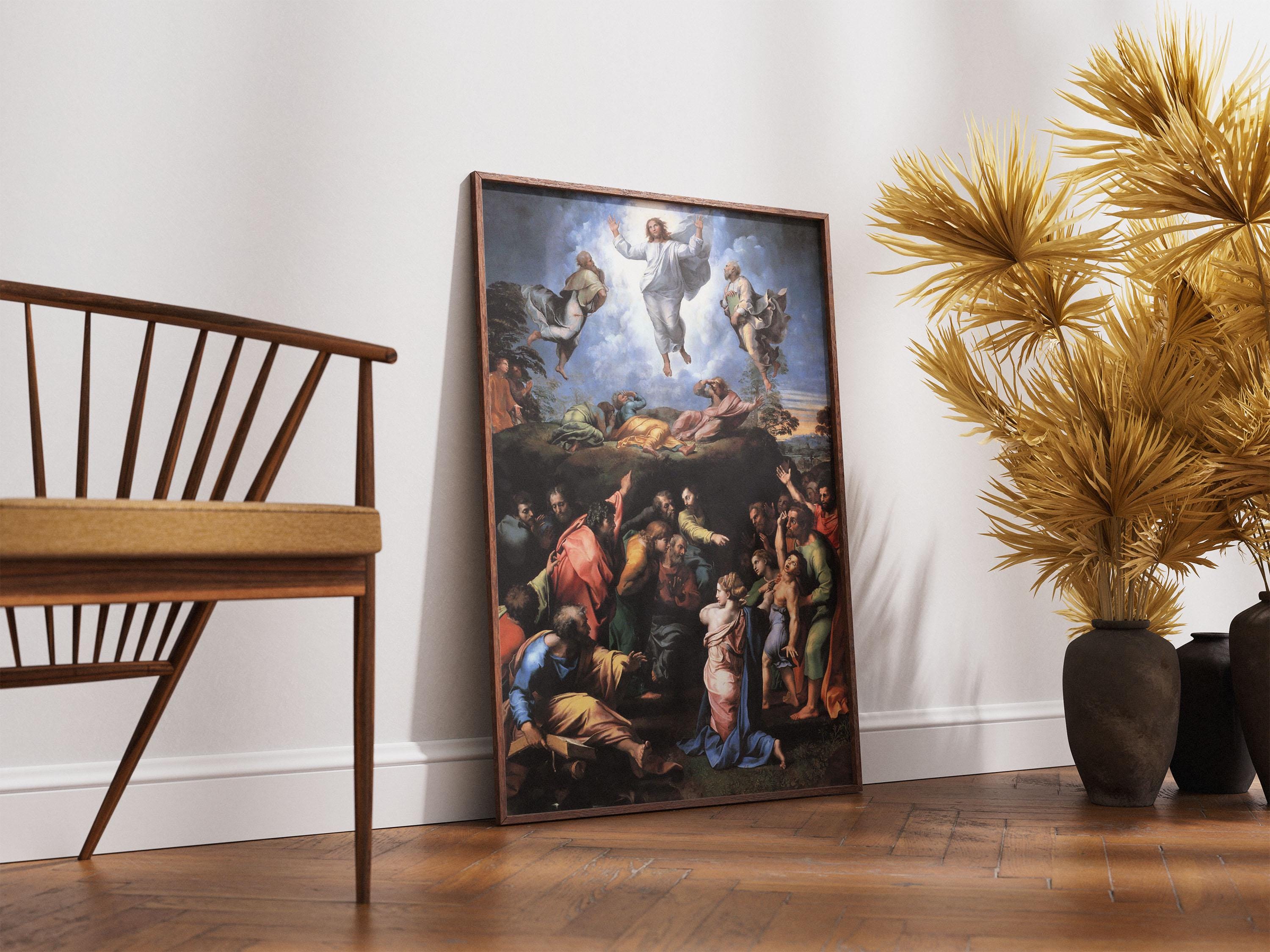 Transfiguration Poster Transfiguration of Jesus Print, Renaissance Religious Wall Art, Raphael ...