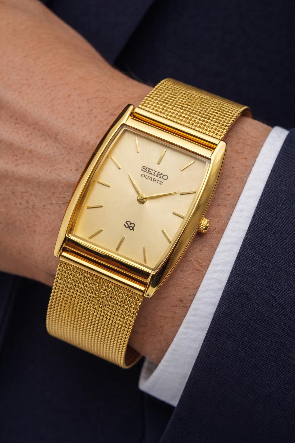 Gold Vintage Seiko - Etsy