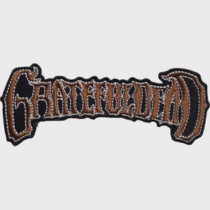 Grateful Dead - Guldlogotyp - Tygmärke