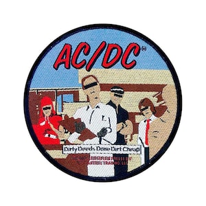 AC/DC - Dirty Deeds Done Dirt Cheap - Circular Patch