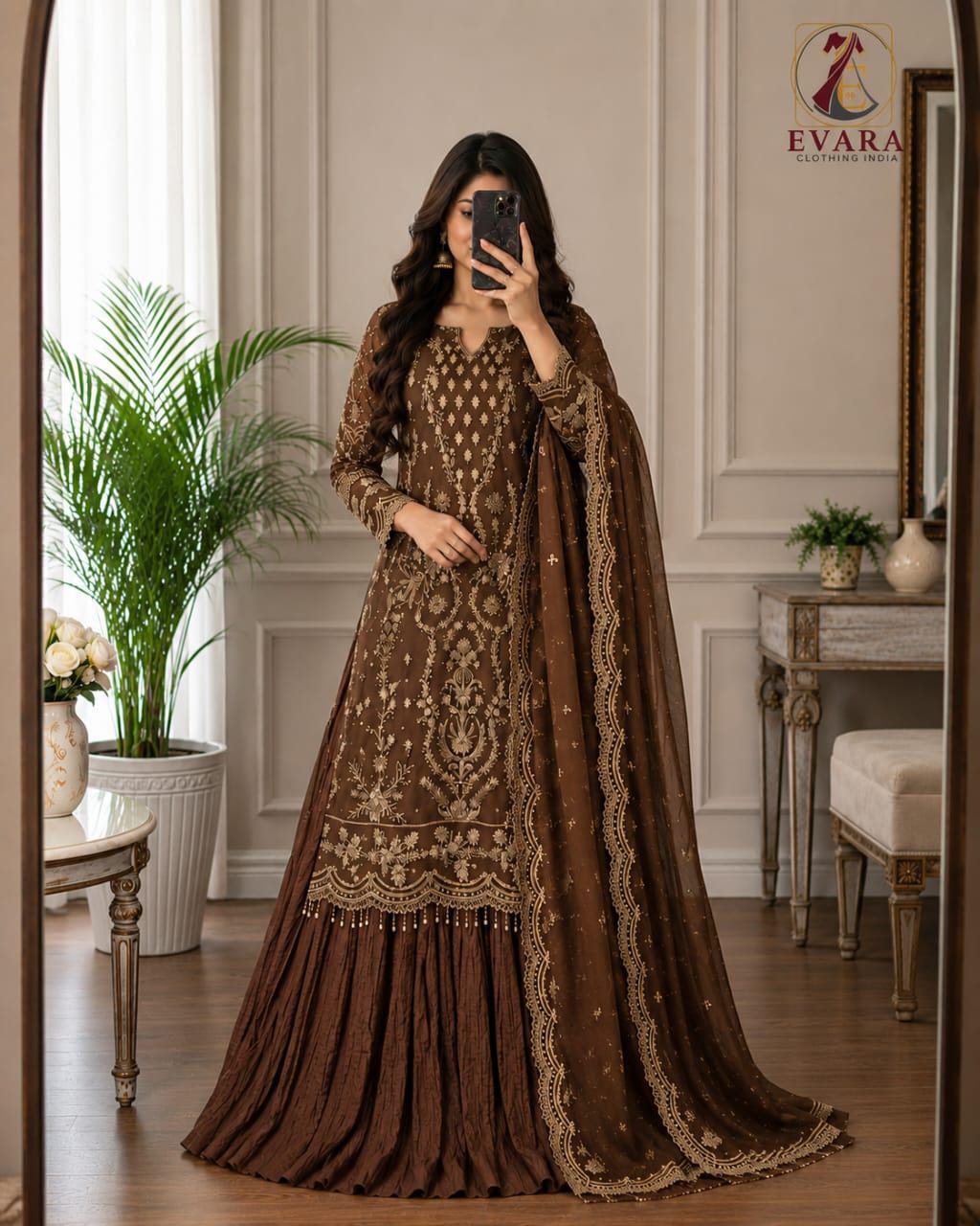 Brown Indian Dress