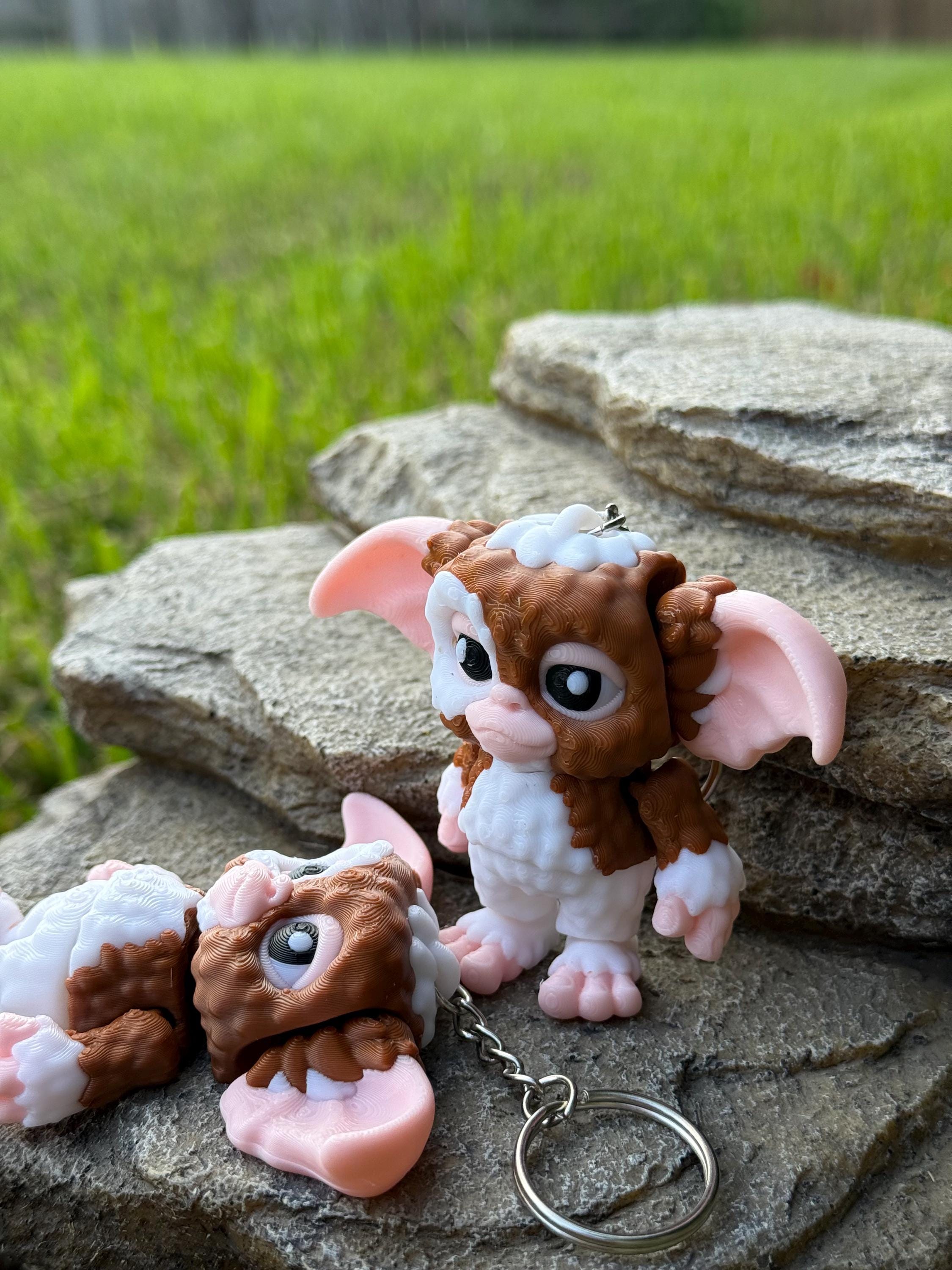 Gremlins Flexi Keychain | Articulated 3D Print Fidget Toy | Geek