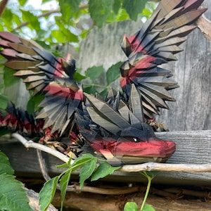 Crystalwing Dragon - Articulated Flying Fidget (Made to Order)