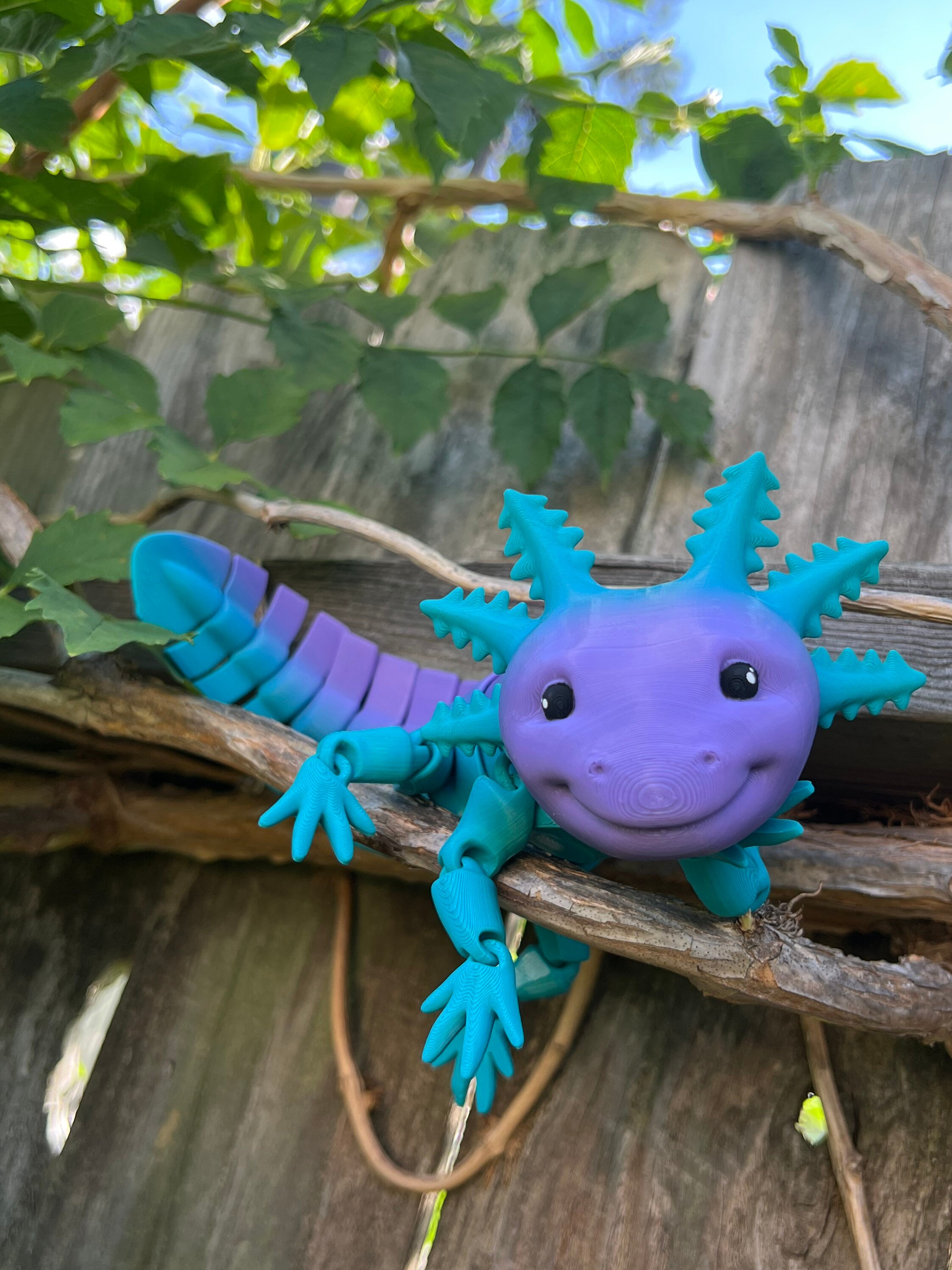 Axolotl Articulated Fidget made to Order Sensory Axolotl Etsy Canada