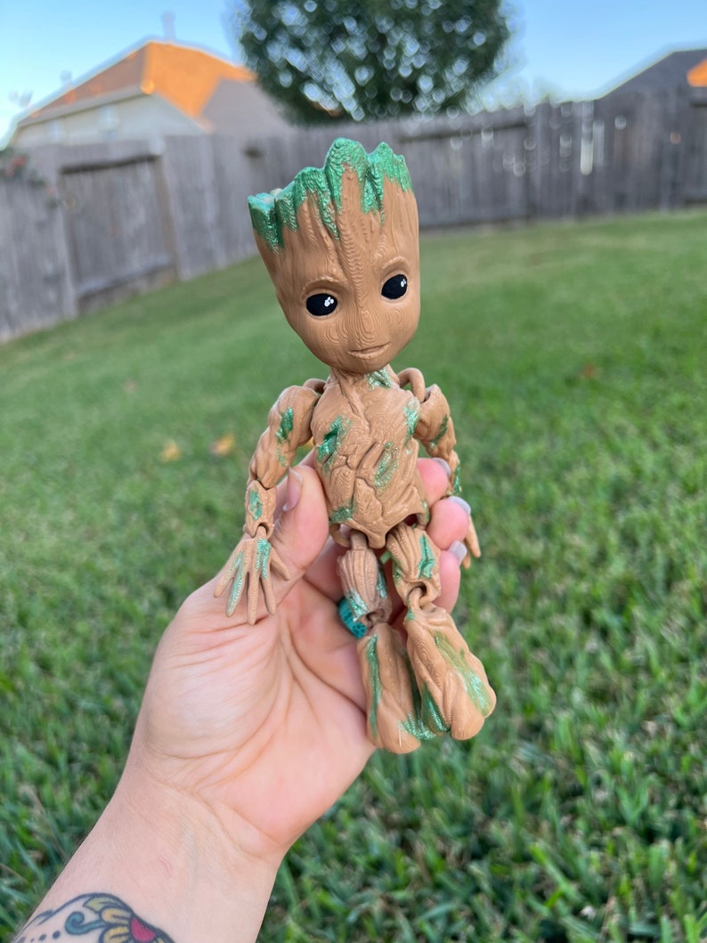 Baby Groot Inspired Fidget made to Order Guardians of the Etsy