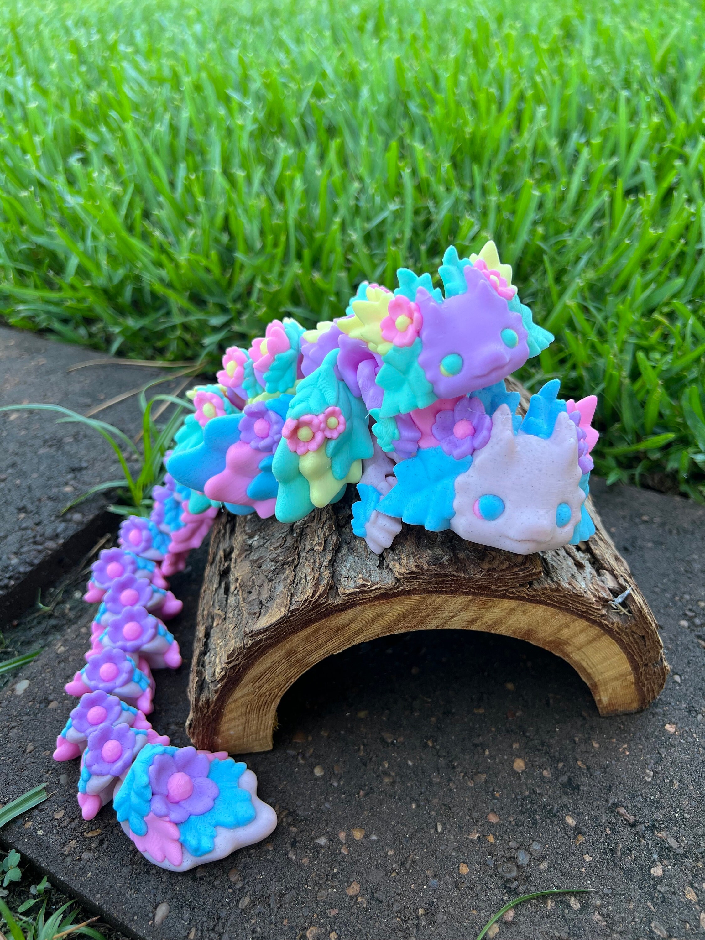 Kosha Axolotl Dragon Fidget - Articulated Winged Axolotl With