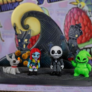 Jack Skellington, Oogie Boogie & Zero Keychains | Glow in Dark Nightmare Before Christmas