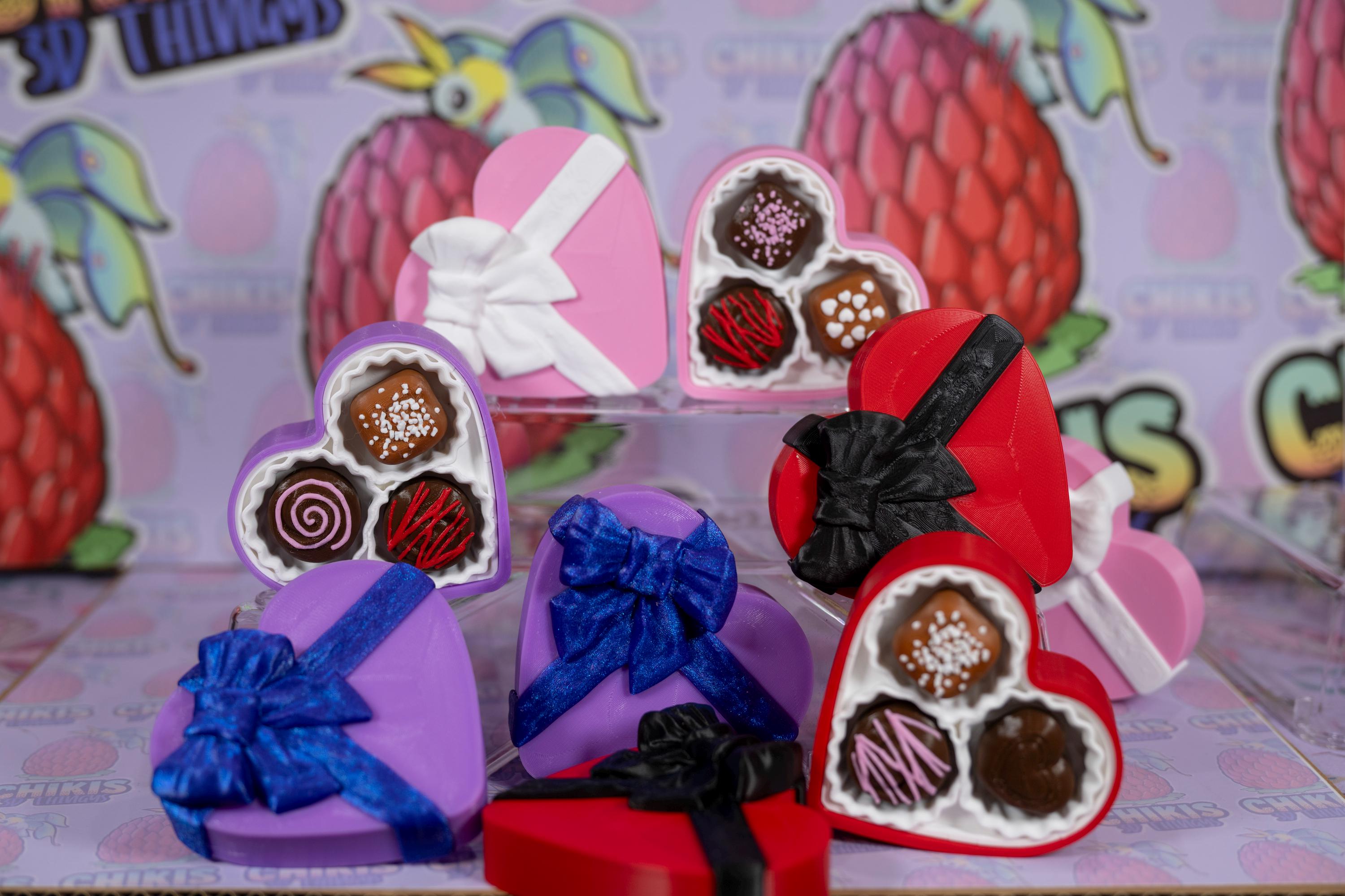 Heart Chocolate Box Clicker Fidget – 3D Printed Desk Toy - Etsy