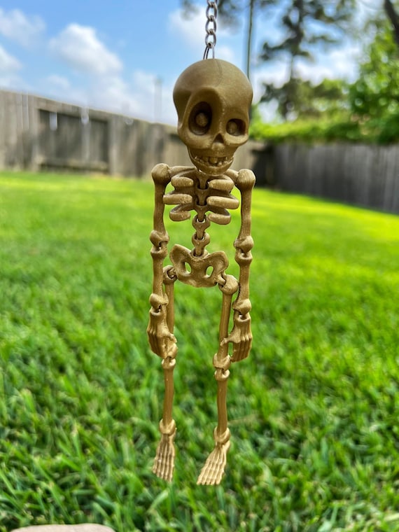 Skeleton Keychain made to order Flexible articulated Skeleton fidget