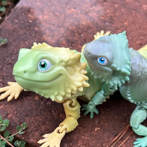 Bearded Dragon Fidget - Articulated Beardie Toy (Made to Order)