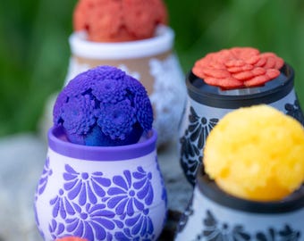 Talavera Cempasúchil Clicker | 3D Printed Fidget Toy | Día De Los