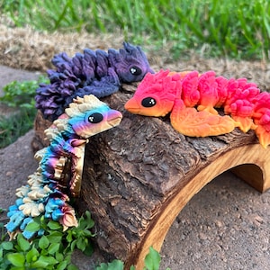 Baby Phoenix Fidget – Articulated Firebird Toy, Made to Order