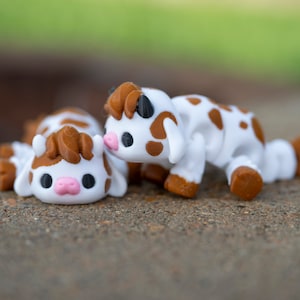 Baby Highland Cow - Articulated Cute Cow Fidget (Made to Order)