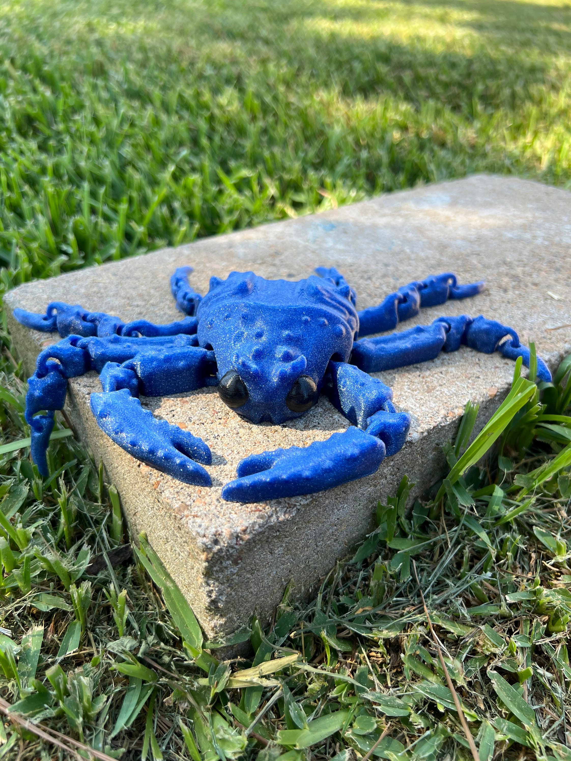 Articulated Spider Crab Fidget Toy: 3D Printed Desk Decor - Etsy