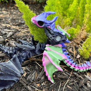 Death Wish Spirit Dragon Fidget - Articulated Fairy Dragon - Moveable Wings - Made to Order Toy