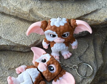 Gremlins Flexi Keychain | Articulated 3D Print Fidget Toy | Geek