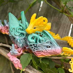 Butterfly Dragon Fidget - Articulated Sensory Toy (Made to Order)