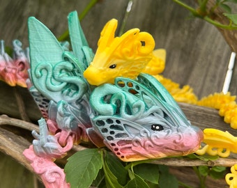 Butterfly Dragon Fidget - Articulated Sensory Toy (Made to Order)