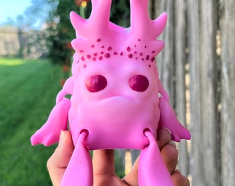 3D Printed Forest Warden Planter: Hand-Painted PLA Decor