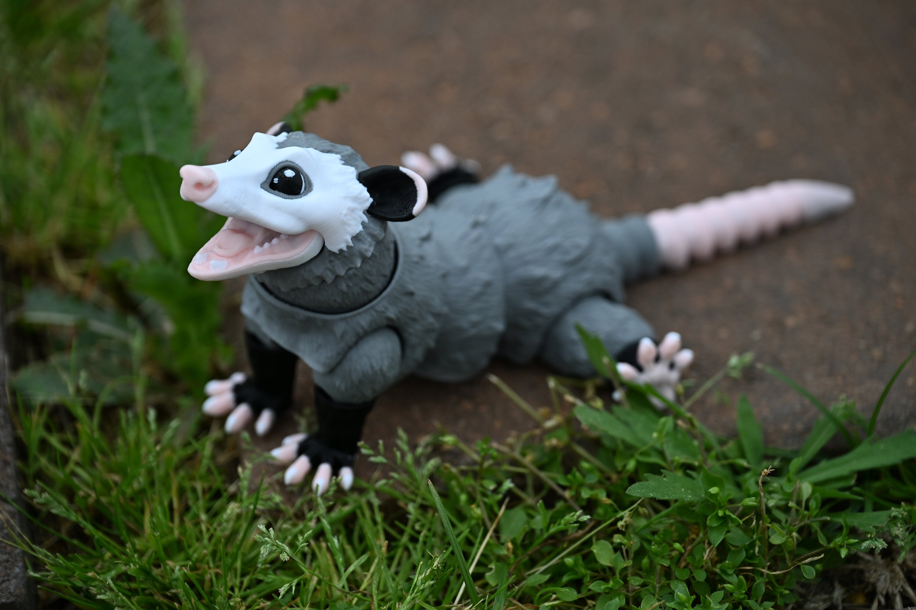Opossum Fidget - Articulated Sensory Toy With Custom Accents - Made to ...
