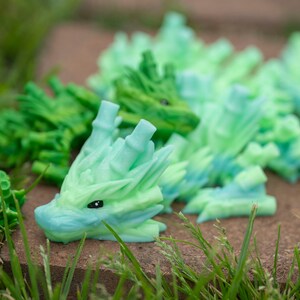 Bamboo Dragon Fidget - Articulated Nature-Inspired Toy, Made to Order