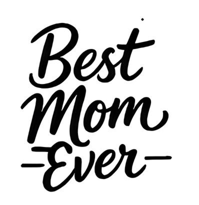 Best Mom Ever Png Typography Bundle – 23 Distinct Lettering Designs ...