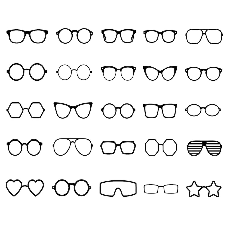 Unique Frame Eyeglasses - Etsy