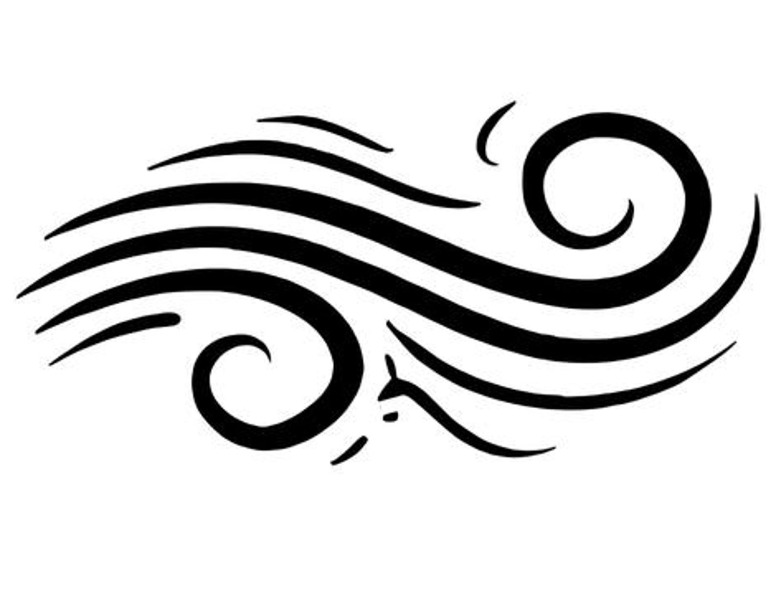 Wind Svg Level Wind SVG Icons Bundle – 24 Unique Black Outline, Bold Line Art, White ...