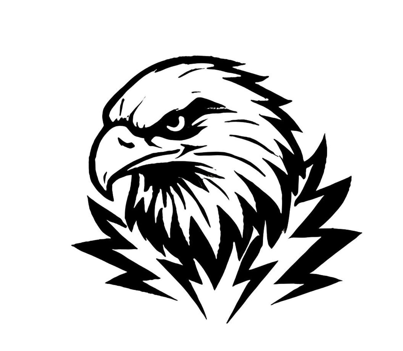 20 Eagle SVG Bundle - Bold Black Line Eagle Icons Flying and Perched ...