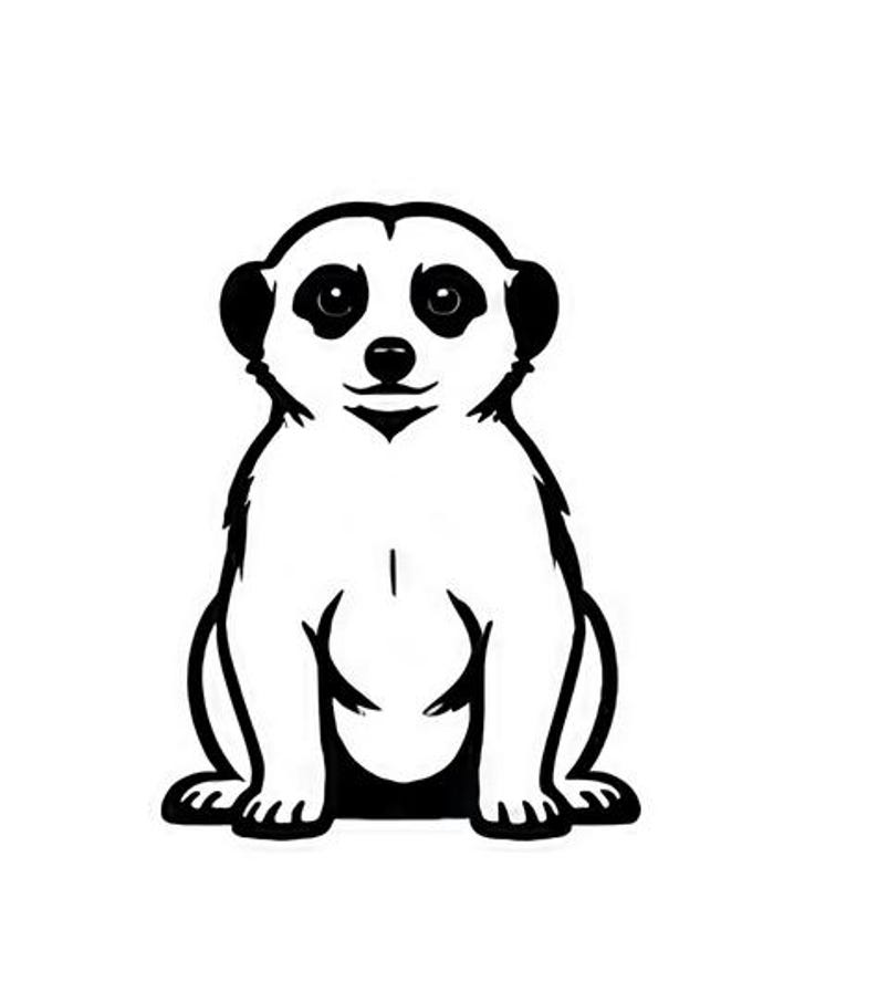 Meerkat SVG Icons Bundle – 25 Distinct Safari Animal Designs, Pure ...